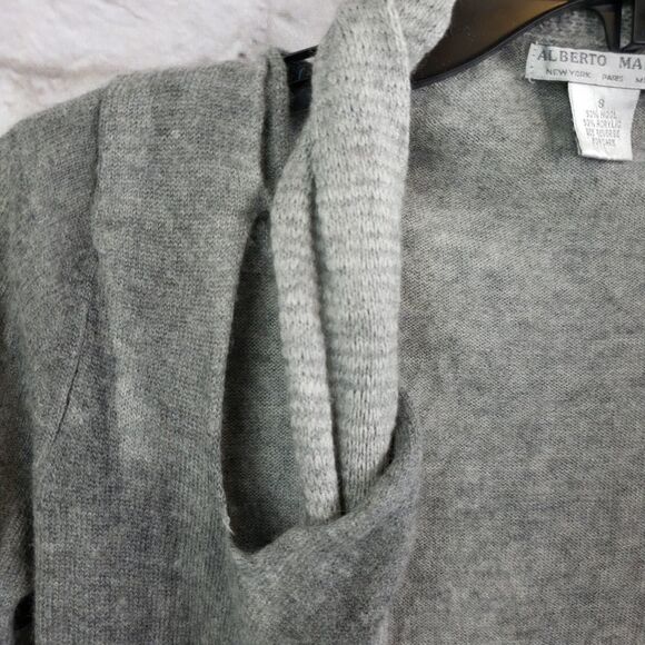 💚Alberto Makali Gray Wool Blend Selvaged Sweater - Picture 4 of 5